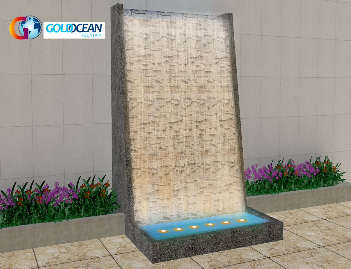 Outdoor Waterfall Fountain for Decoration 