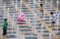 Dry Floor Fountain Music Water Dance Fountain Design Production 
