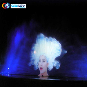 China Manufacturer Outdoor Floating Water Screen Movie Fountain