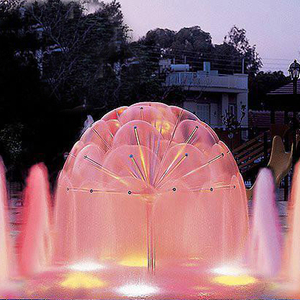 Dandelion Shape Crystal Ball Small Fountain