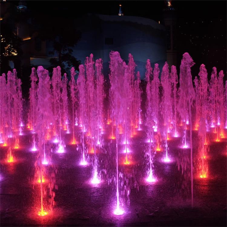 Floor dry land deck dry music water fountain design 