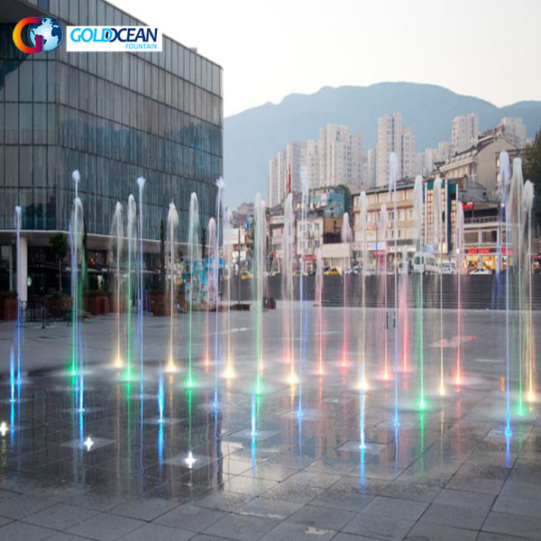 DMX512 Lights Music Dancing Floor Fountain