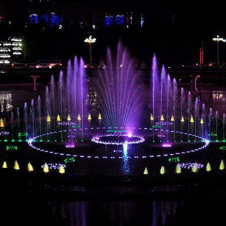 100m Floating DMX512 Lights Music Fountain