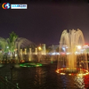 Colorful LED Lights Garden Water Music Fountain