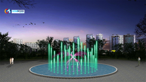 Outdoor Multimedia Music Dancing Fountain 