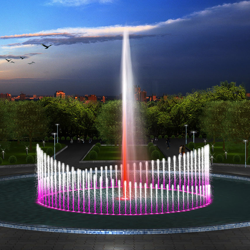 Large Outdoor Program Control Fountain
