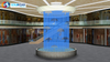 Mall Decoration Customized Graphic Type Digital Water Curtain