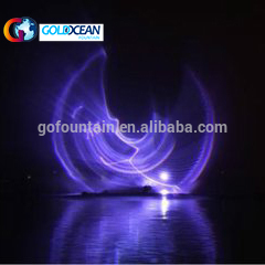 Digital Water Screen Movie Fountain for Projector 
