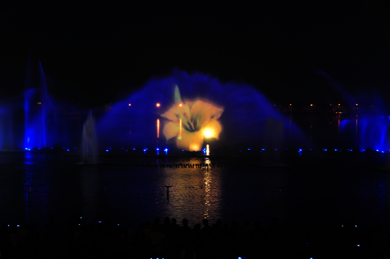 Water Screen Fountains Laser Water Screen Movie Show