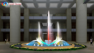5*10m Oval Shape Pool Decoration Dancing Fountain