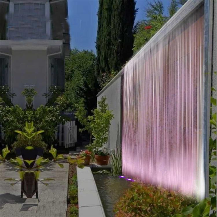 Hotel Decorative Water Curtain Nozzles Water Fall Curtain