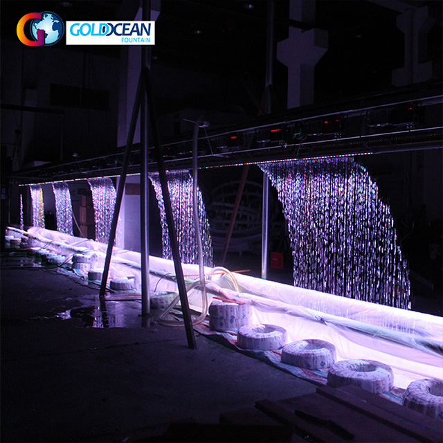 Free Design 20m Length Graphical Digital Water Curtain
